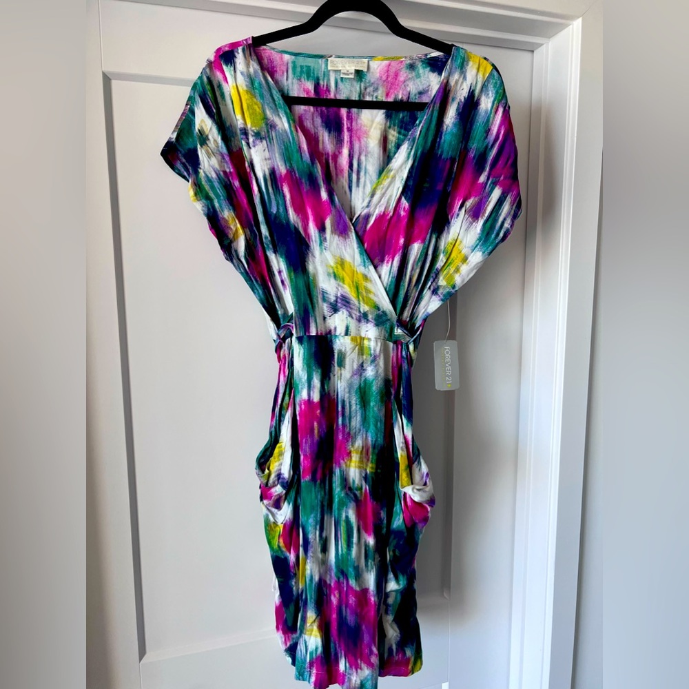 Forever 21 Plus Short Dress Multicolored Size 1x